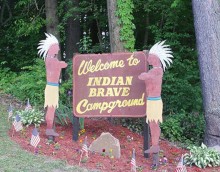 Indian Brave Campground Logo